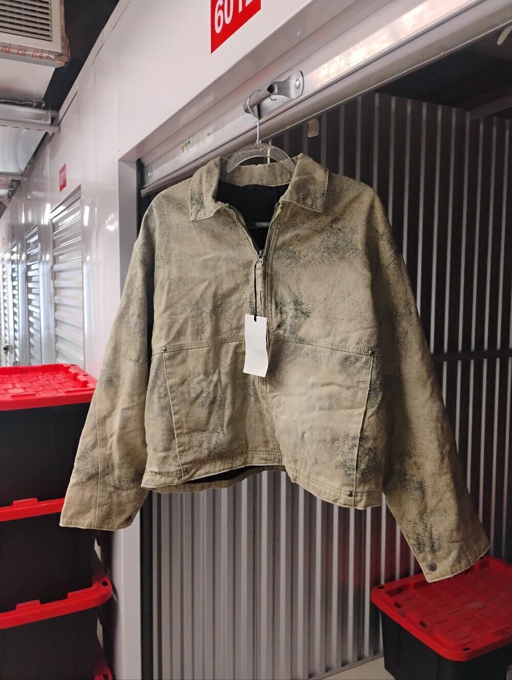 Zara Denim Bomber Jacket - Picture 9 of 10